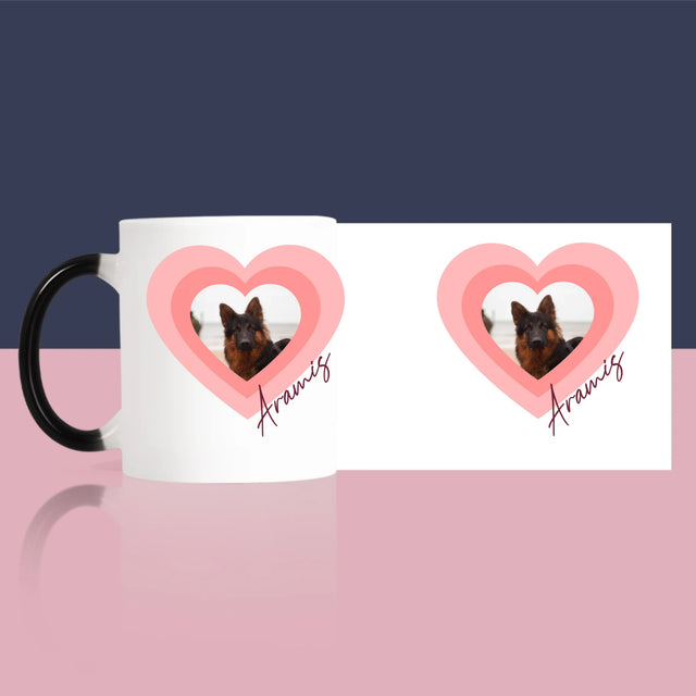La Photo Et Un Texte: Photo De L'Animal Dans Le Cœur - Le Mug