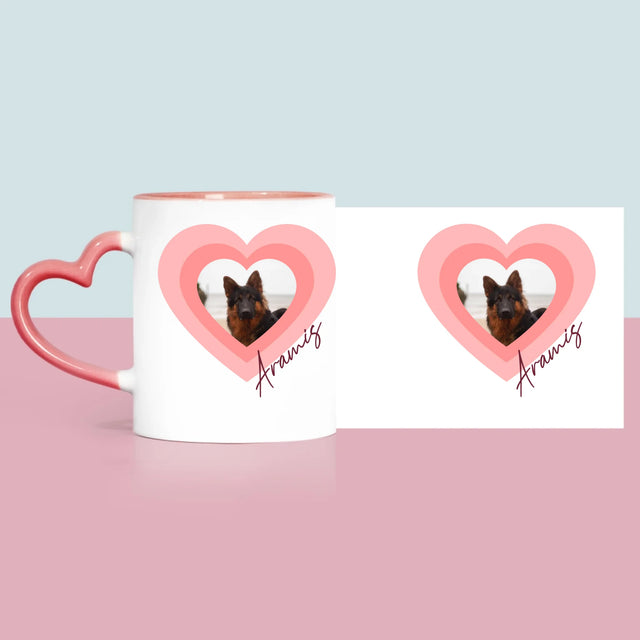 La Photo Et Un Texte: Photo De L'Animal Dans Le Cœur - Le Mug