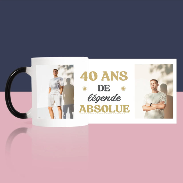 Le Collage Photo: 40 Ans De Légende - Le Mug