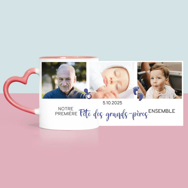 Le Collage Photo: La Première Fête Des Grand-Pères - Le Mug