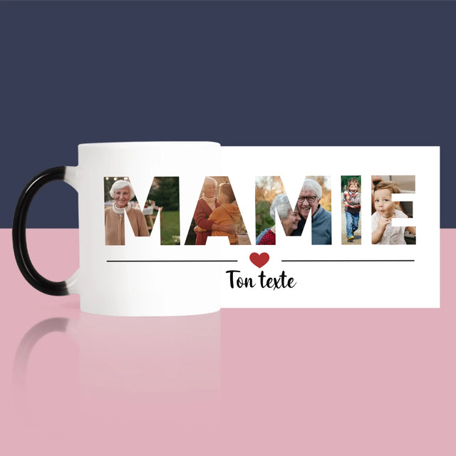 Collage Photo De Lettre: La Grand-Mère De Tes Photos - Le Mug