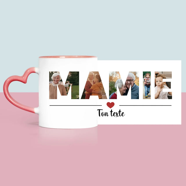 Collage Photo De Lettre: La Grand-Mère De Tes Photos - Le Mug