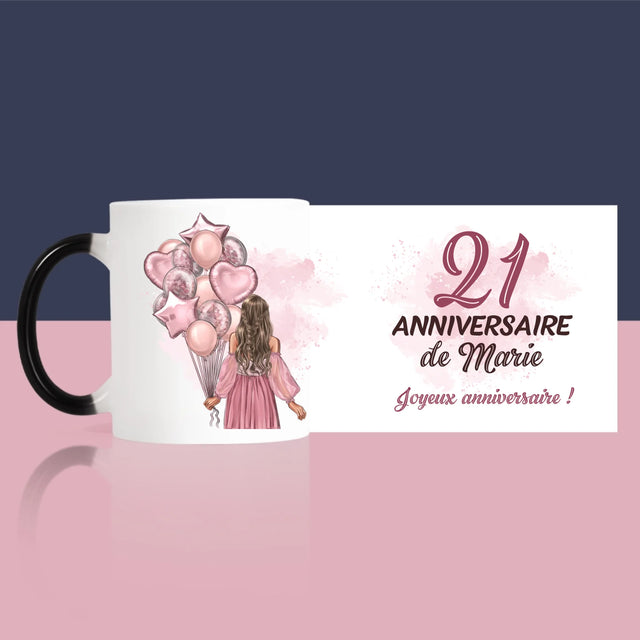 La Création Du Personnage: Anniveraire Ballons - Le Mug