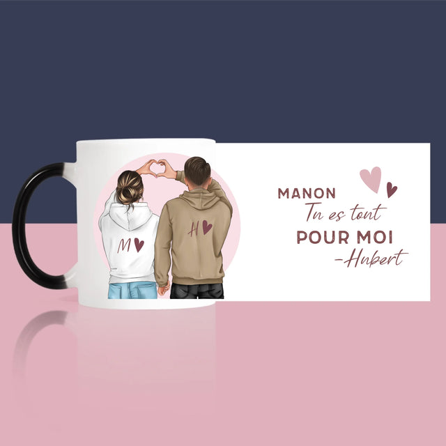 La Création Du Personnage: Couple Cœur - Le Mug