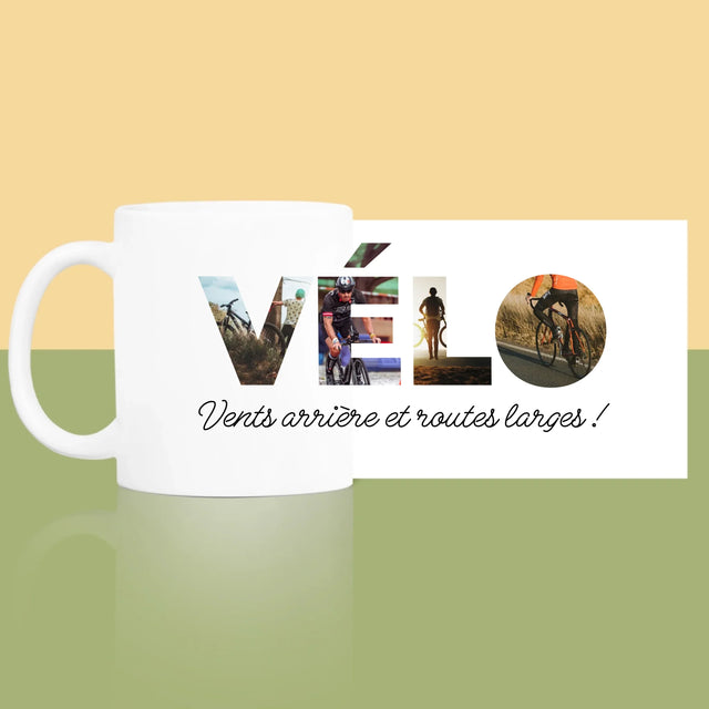 Collage Photo De Lettre: Vélo - Le Mug