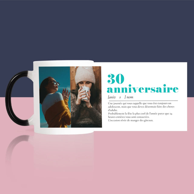 Le Collage Photo: 30E Anniversaire, Définition - Le Mug