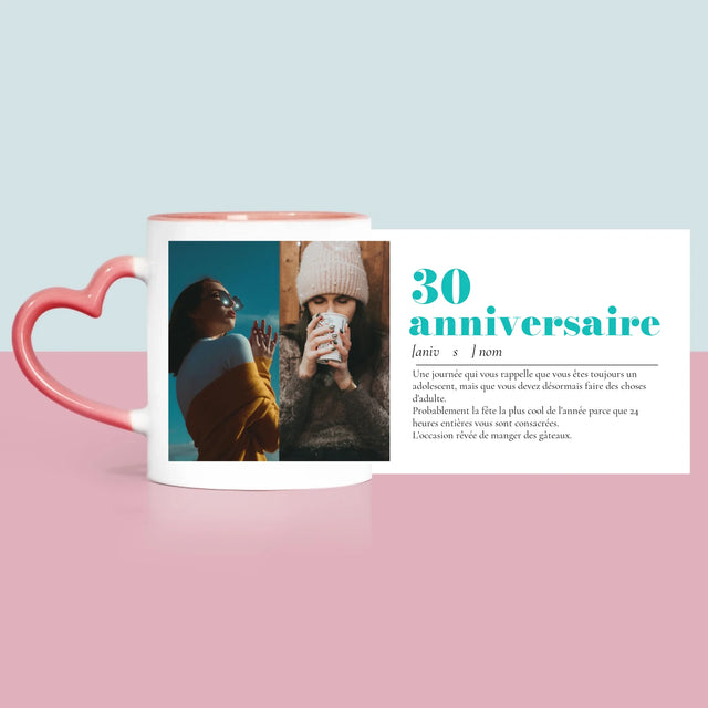 Le Collage Photo: 30E Anniversaire, Définition - Le Mug