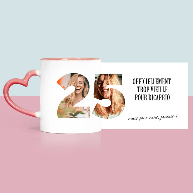 Collage Photo De Lettre: Trop Vieille Pour Dicaprio - Le Mug