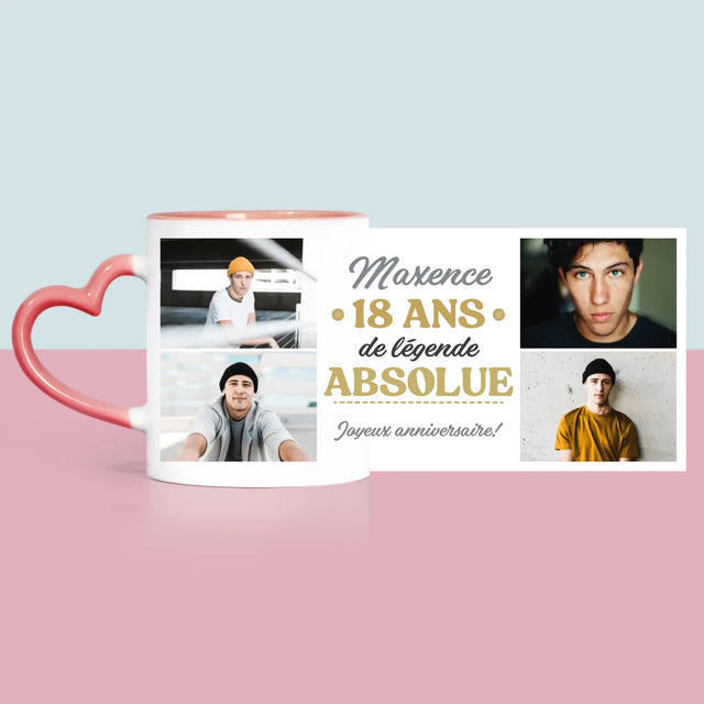 Le Collage Photo: 18 Ans De Légende Absolue - Le Mug