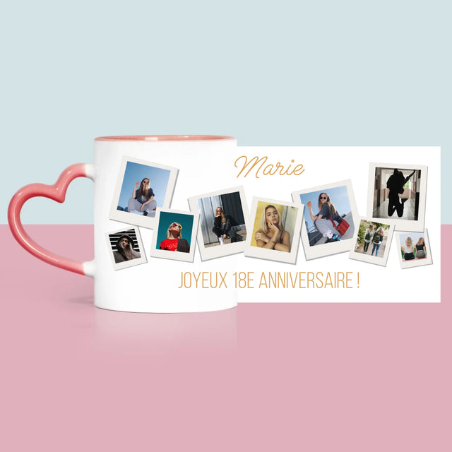 Le Collage Photo: Vœux D'Anniversaire - Le Mug