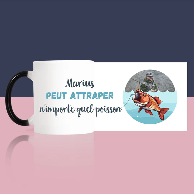 La Photo Et Un Texte: Il Peut Attraper... - Le Mug