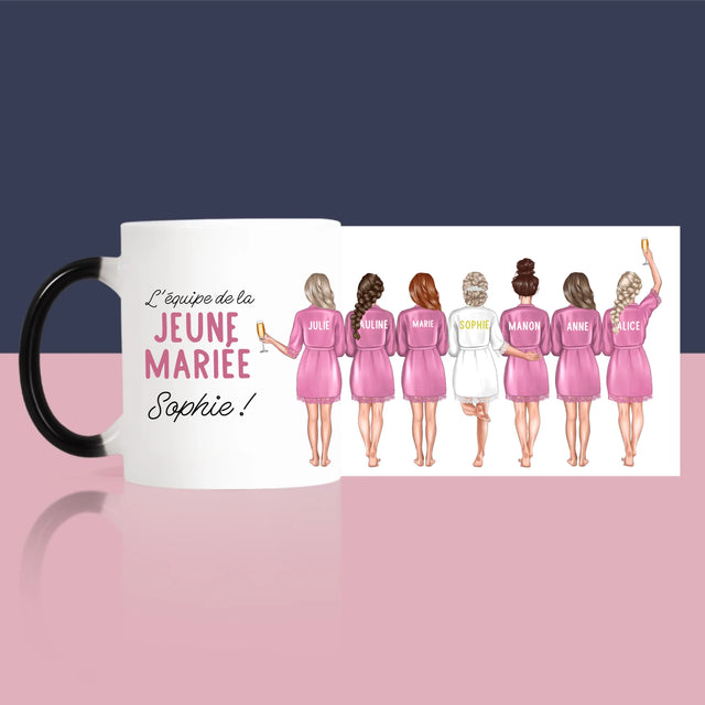 La Création Du Personnage: L'Équipe De La Jeune Mariée - Le Mug