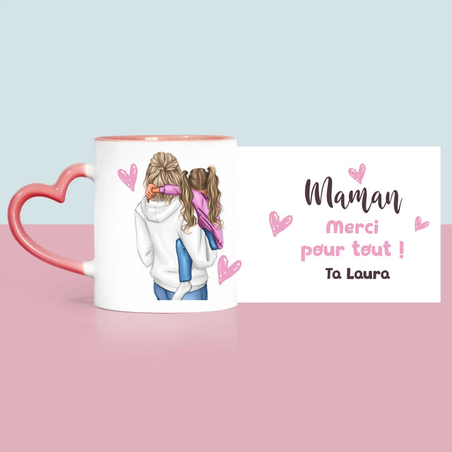 La Création Du Personnage: Mère Avec Enfant - Le Mug