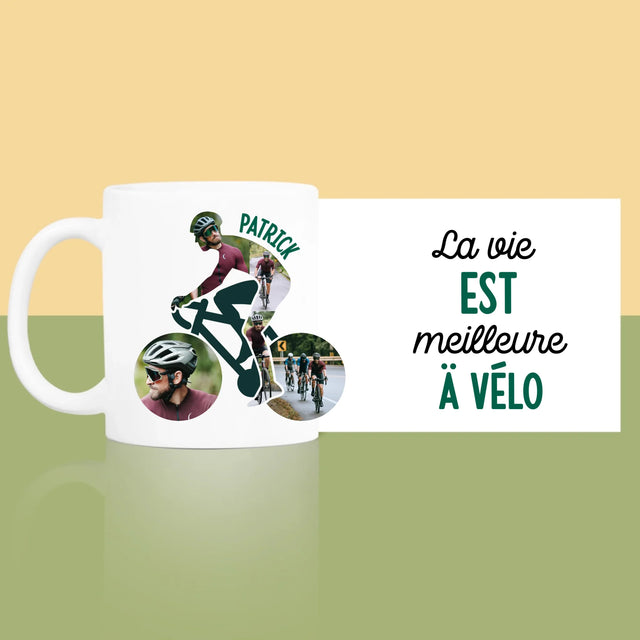 Forme Des Photos: La Vie Est Meilleure À Vélo - Le Mug