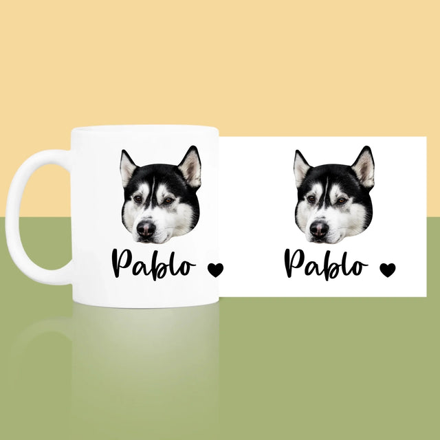Ton Personnage: La Tête De Votre Chien - Le Mug