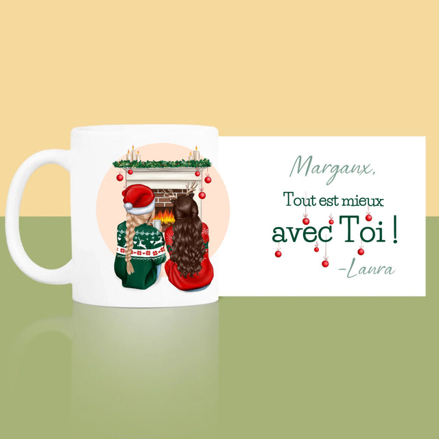 La Création Du Personnage: Les Meilleures Amies À Noël - Le Mug