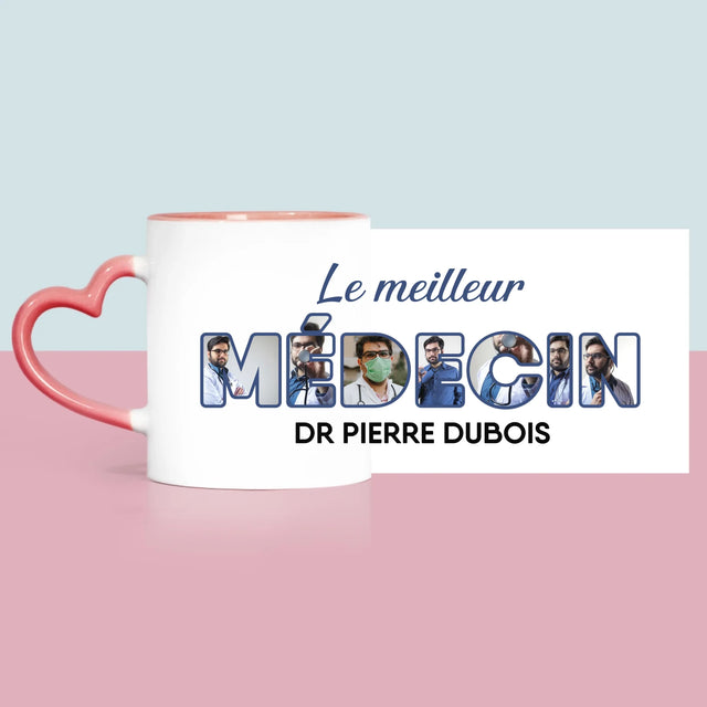 Collage Photo De Lettre: Le Meilleur Médecin - Le Mug