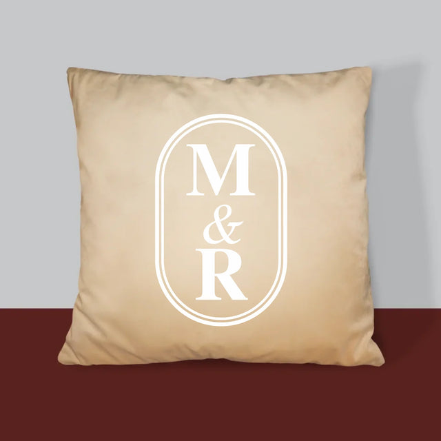 Le Monogramme: Initiales Classiques - Coussin