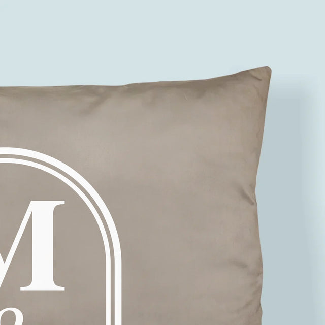 Le Monogramme: Initiales Classiques - Coussin