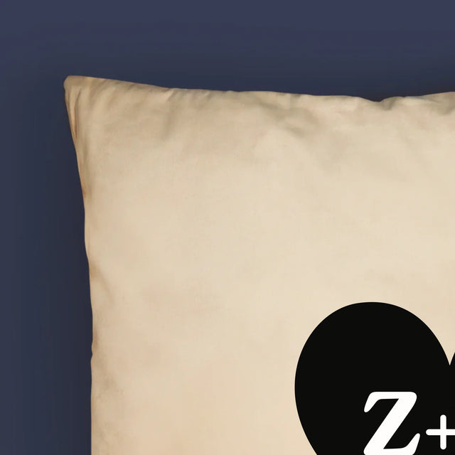 Le Monogramme: Initiales Coeur Avec Flèche - Coussin