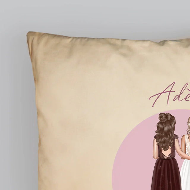 La Création Du Personnage: La Meilleure Demoiselle D'Honneur - Coussin