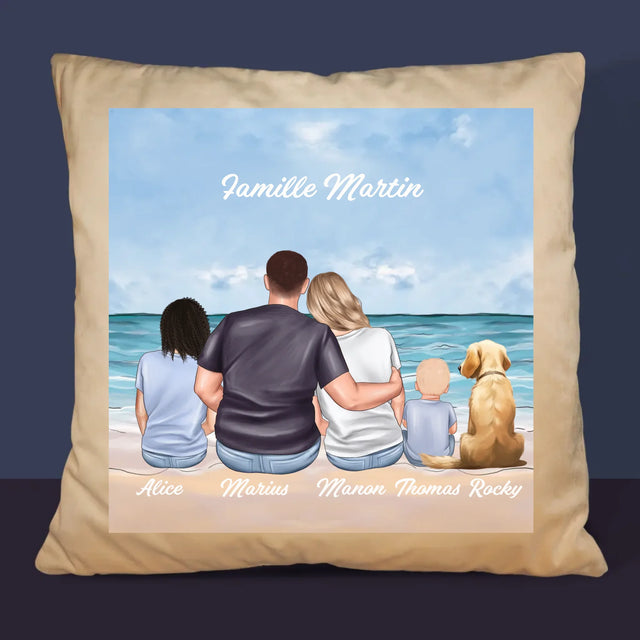 La Création Du Personnage: Portrait De Famille - Coussin