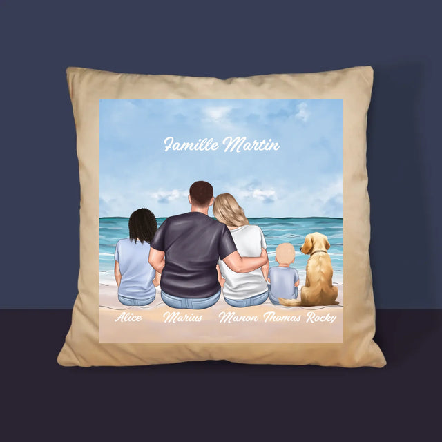 La Création Du Personnage: Portrait De Famille - Coussin