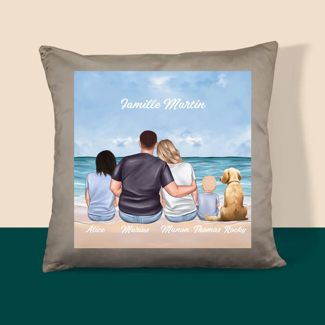 La Création Du Personnage: Portrait De Famille - Coussin