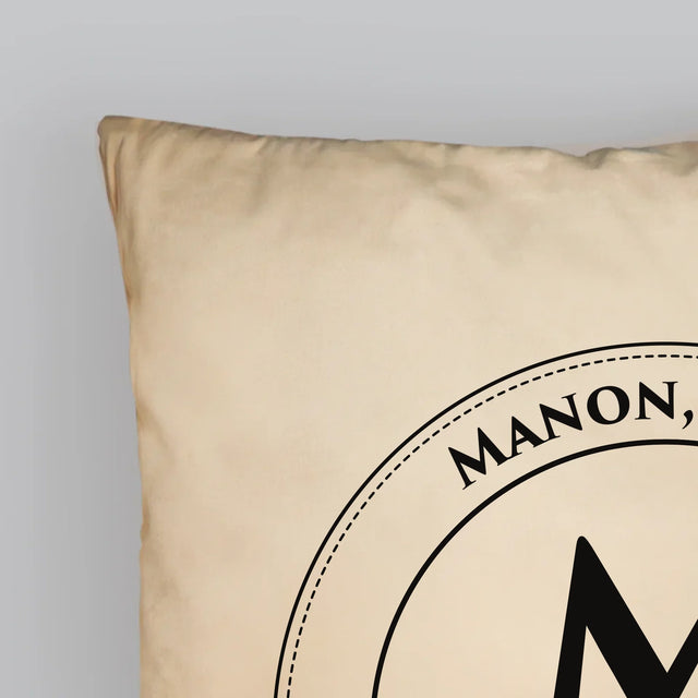 Le Monogramme: Monogramme Familial 2 - Coussin