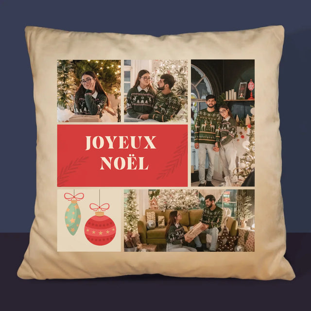 Le Collage Photo: Photos De Noël - Coussin