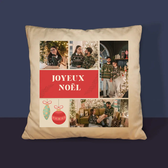 Le Collage Photo: Photos De Noël - Coussin
