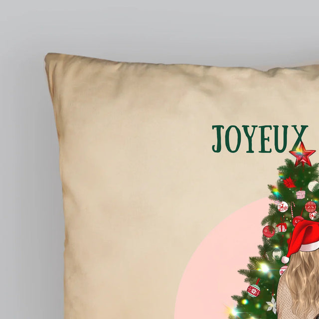La Création Du Personnage: Joyeux Noël Maman - Coussin