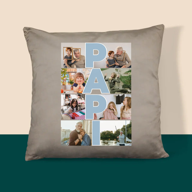 Le Collage Photo: Papi - Coussin