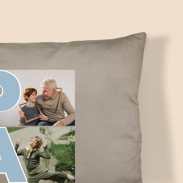 Le Collage Photo: Papi - Coussin