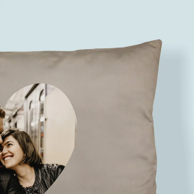 La Photo Et Un Texte: Notre Chanson Cœur Code Qr - Coussin