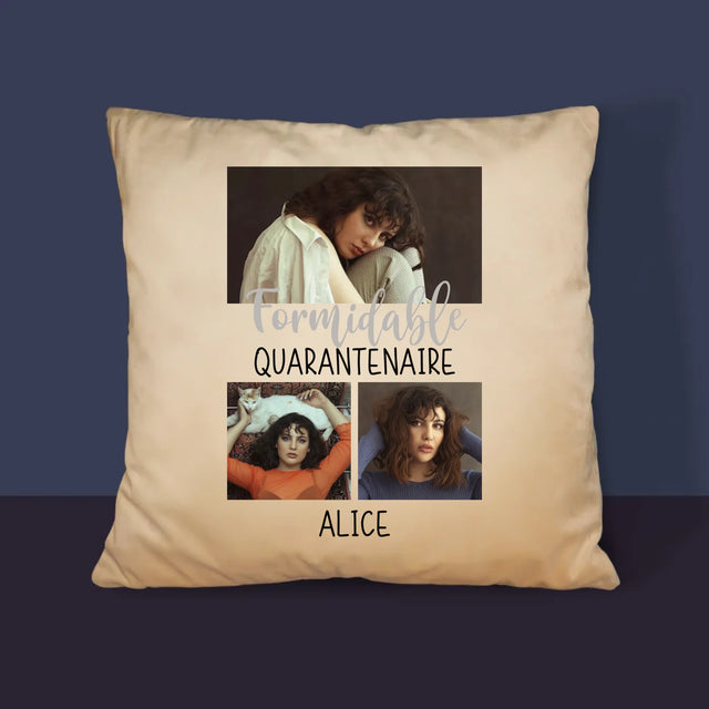 Le Collage Photo: Quarantenaire Formidable - Coussin