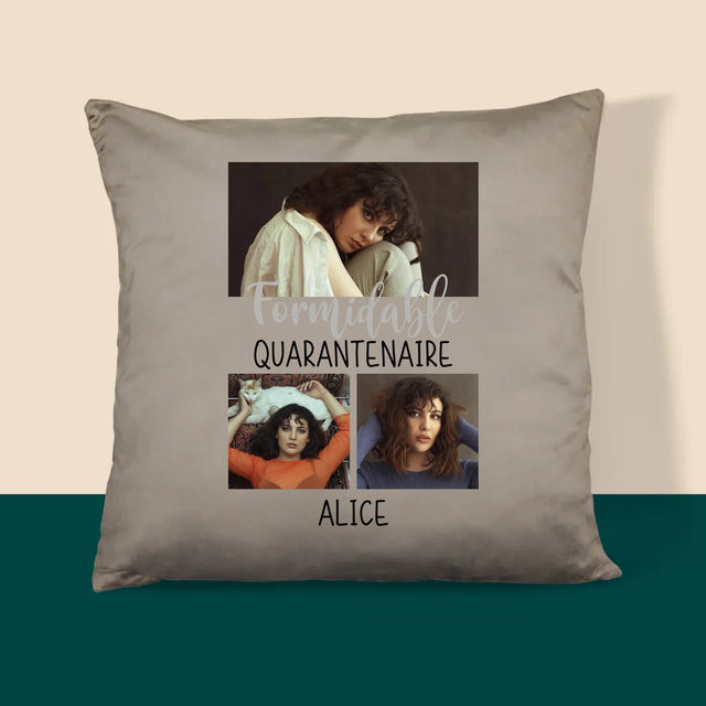 Le Collage Photo: Quarantenaire Formidable - Coussin