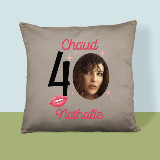 La Photo Et Un Texte: Chaud 40 - Coussin