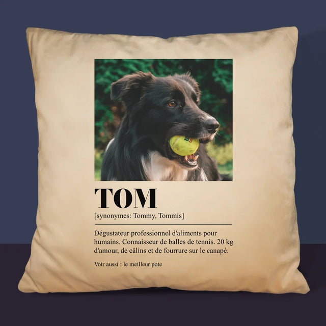 La Photo Et Un Texte: Animal, Définition - Coussin