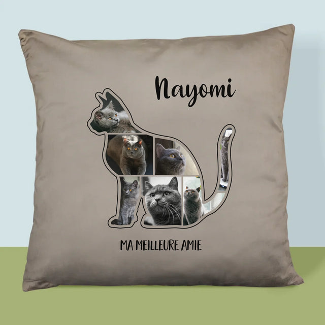 Forme Des Photos: Chat Le Meilleur Ami - Coussin