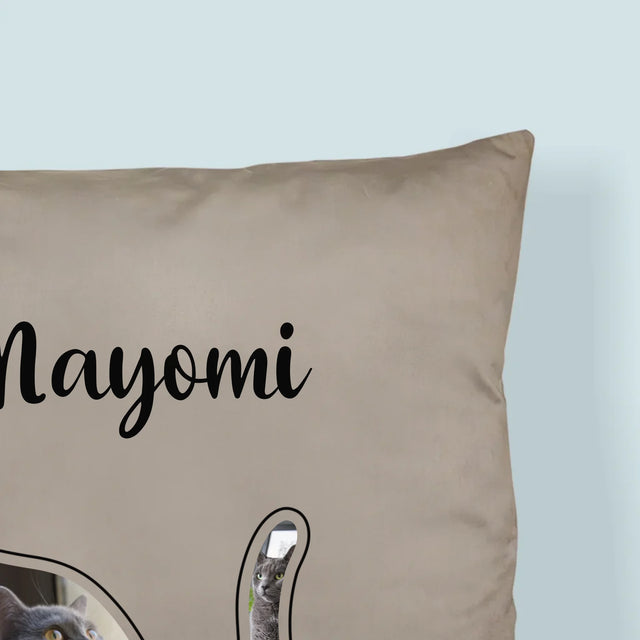 Forme Des Photos: Chat Le Meilleur Ami - Coussin