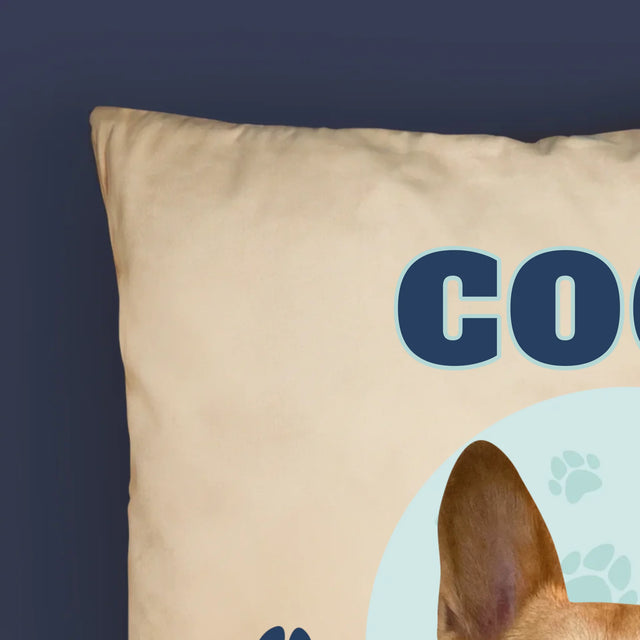 Ton Personnage: Ton Chien Varsity - Coussin