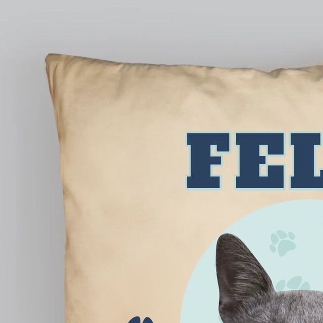 Ton Personnage: Ton Chat Varsity - Coussin