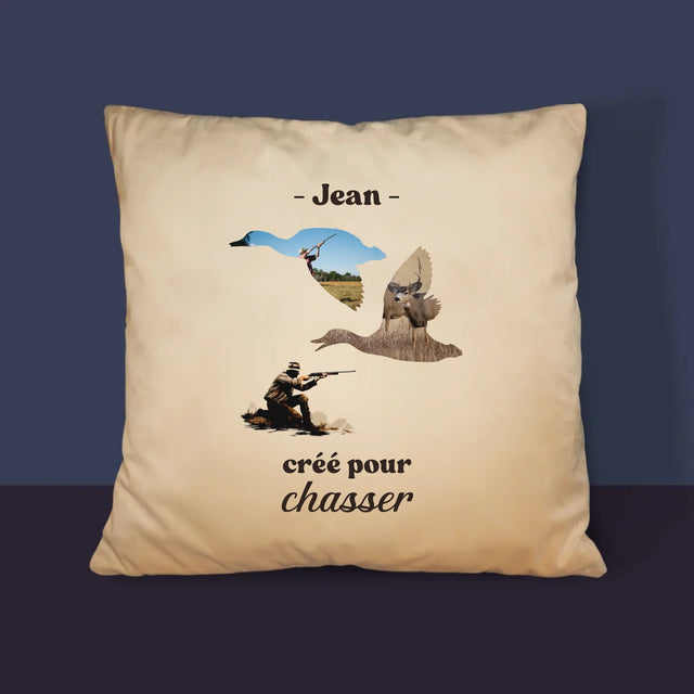 Forme Des Photos: Créé Pour Chasser - Coussin