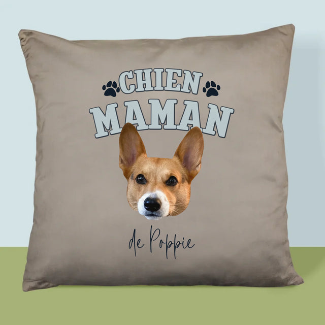 Ton Personnage: Chien Maman - Coussin