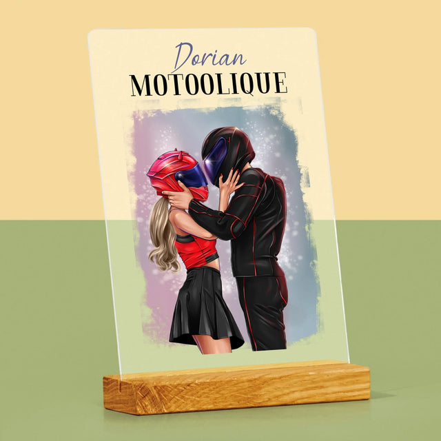 La Création Du Personnage: Motoolique - Impression Sur Verre Acrylique