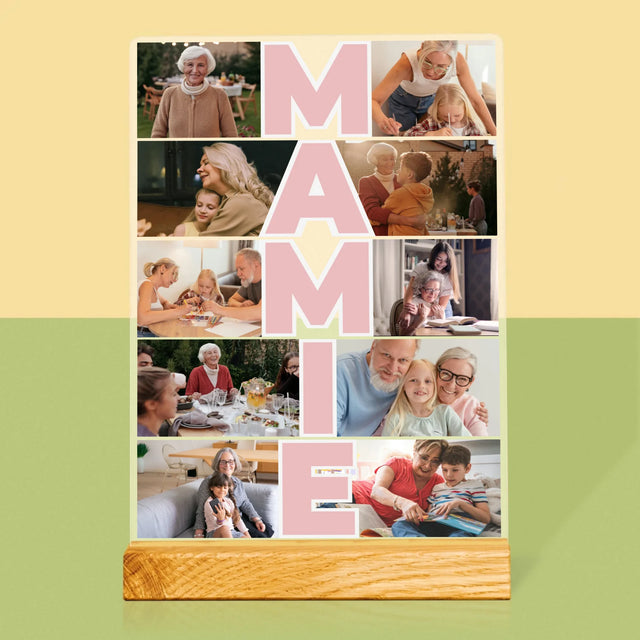 Le Collage Photo: Mamie - Impression Sur Verre Acrylique
