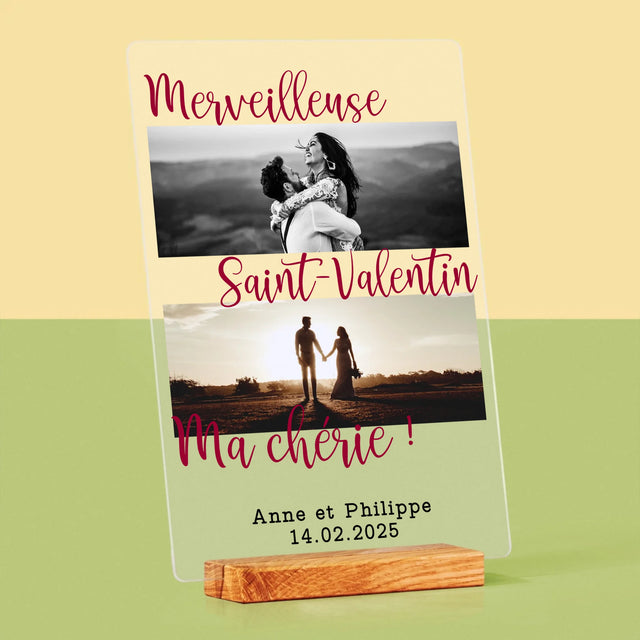 Le Collage Photo: Merveilleuse Saint-Valentin - Impression Sur Verre Acrylique