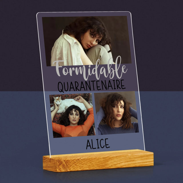 Le Collage Photo: Quarantenaire Formidable - Impression Sur Verre Acrylique