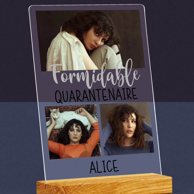 Le Collage Photo: Quarantenaire Formidable - Impression Sur Verre Acrylique